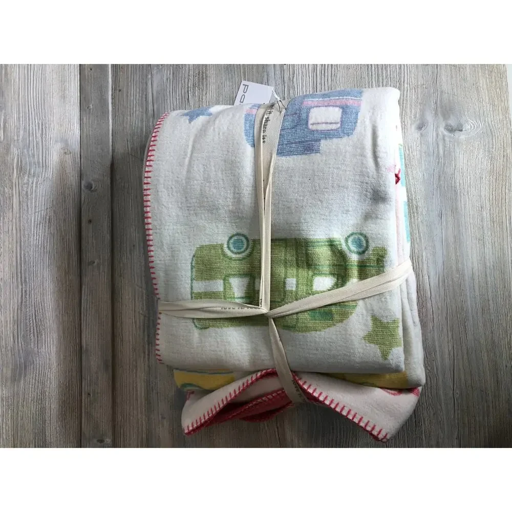 PAD CONCEPT CAMPER Cotton/Poly Reversible Throw Blanket 78